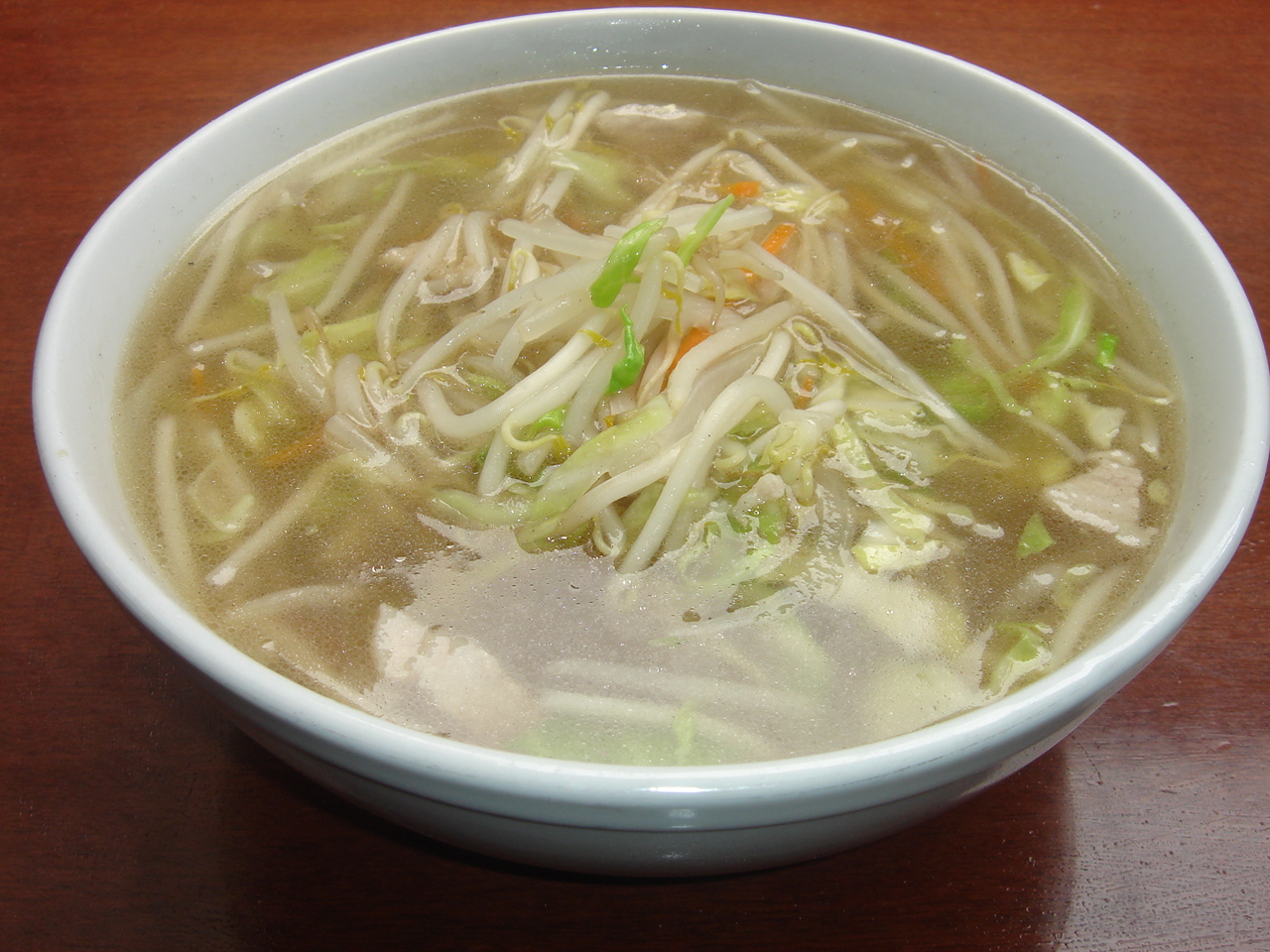 タンメン (野菜炒めあっさり麺)