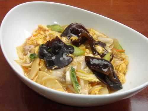 木須炒胥 (きくらげと卵のオイスターソース炒め)