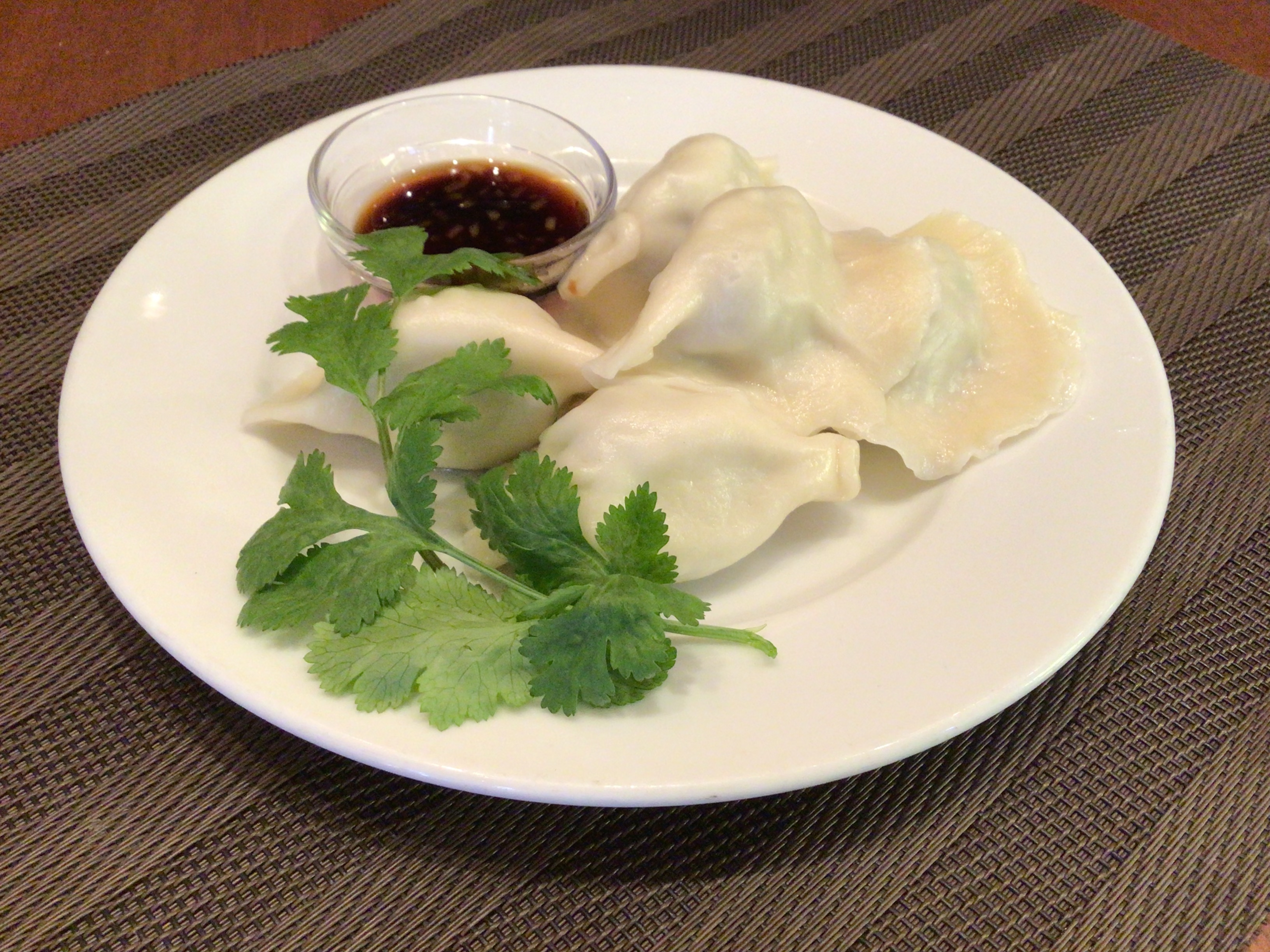 【オススメ】黒酢風味水餃子(5ケ)